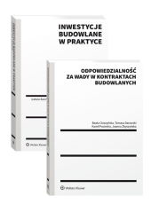 PAKIET: Inwestycje budowlane w praktyce + Odpowiedzialność za wady w kontraktach budowlanych PAKIET: Inwestycje budowlane w praktyce + Odpowiedzialność za wady w kontraktach budowlanych